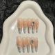 2571 Girl reverie handmade removable nail patch for wearing nail art