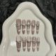 2574 Romantic Statement Handmade removable nail patch for wearing nail art
