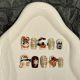 2540 Three dimensional bear handmade removable nail patch for wearing nail art