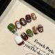 2490 Christmas handmade removable nail patch for wearing nail art