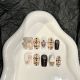 2483 Ice Cream Bear handmade removable nail patch for wearing nail art