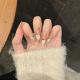 2546 2548 Autumn Cherry handmade removable nail patch for wearing nail art