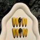 2467 European and American long tip handmade removable nail patch for wearing nail art