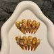 1863 Handmade detachable nail patches for wearing nail art