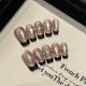 0194 Black and gold French handmade removable nail patch for wearing nail art