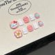 C90 Children's nail handmade removable nail patch for wearing nail art