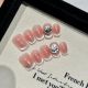 087 Peach Jelly handmade removable nail patch for wearing nail art