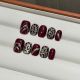 079 Cat Eye Mocha handmade removable nail patch for wearing nail art