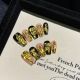 075 Gold Legend handmade removable nail patch for wearing nail art