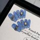 2442 Denim style handmade wear nail removable nail patch