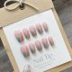 【737】Two-Color Cat Eye Nail Kit Shiny Cat Eye Polish & DIY Contrast Accessories
