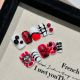 2404 Goth Sable handmade removable nail patches for wearing nail art