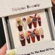 2397 Maillard Brown handmade removable nail patch for wearing nail art