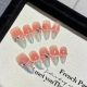 2372 Beihai Sunset handmade removable nail patch for wearing nail art