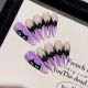 2317 Spider Bat handmade removable nail patches for wearing nail art