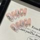 2128 Butterfly Wings handmade removable nail patches for wearing nail art