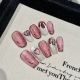 2472 Cartoon cat eye handmade removable nail patch for wearing nail art
