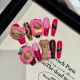 2370 kitty Tide play handmade wear nail art removable nail patch