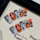 2361 Handmade removable nail patches for Halloween wear nails