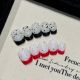 2356 Princess Eggshell handmade removable nail patch for wearing nail art