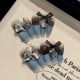 2314 Blue Box handmade removable nail patch for wearing nail art
