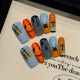 2260 Handmade removable nail patches for Halloween wear nails