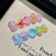 2118 Cute Dolphin handmade removable nail patch for wearing nail art