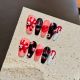 2365 Ghostface American handmade removable nail patch for wearing nail art