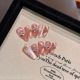 2326 Cat eye ribbon handmade removable nail patch for wearing nail art