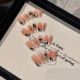 2297 2299 2301 2303 Gilt early autumn handmade detachable nail patch for wearing nails
