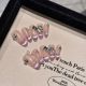 2291 Treadcloud Rose handmade removable nail patch for wearing nail art