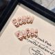 2319 2321 French leopard print handmade removable nail patch for wearing nail art