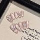 2230 2233 Ice Crystal Butterfly handmade removable nail patch for wearing nail art
