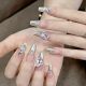 【943】Celebrity French Nail Art Shiny French Tips & DIY Elegant Accessories