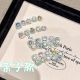 2211 Colorful kitten handmade removable nail patch for wearing nail art