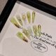 2168 Fresh Green handmade removable nail patch for wearing nail art