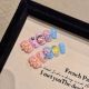 2134 Snuggly Bear handmade removable nail patch for wearing nail art