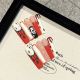 2136 Hand made removable nail patch for wearing nail art in All Saints atmosphere