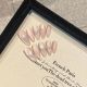 2034 Reflective silk handmade removable nail patch for wearing nail art