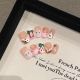 1894 Cherry Cat handmade removable nail patch for wearing nail art