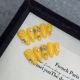 2064 Cartoon yellow man handmade wearable nail removable nail patch