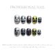 2054 Little Devil handmade removable nail patches for wearing nail art