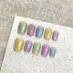 2038 Colorful candy handmade removable nail patch for wearing nail art