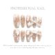 2036 Opal handcrafted removable nail patch for wearing nail art