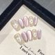 2001 Make a removable nail patch for wearing nail art by hand