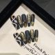 1998 Midnight Spirit Snake handmade removable nail patch for wearing nail art