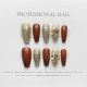 474 475 Fall and winter pile drilling handmade wearable nail removable nail patches