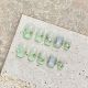 1949 Green plum green tea handmade removable nail patch for wearing nail art