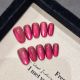 1823 Dragon fruit cat eye handmade removable nail patch for wearing nail art