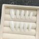 1851 White Moonlight handmade removable nail patch for wearing nail art